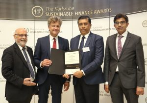 DFCC Bank recognized at the Global Karlsruhe Sustainable Finance Awards in Germany 1