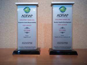 DFCC Bank shines at the Association of Development Financing Institute in Asia and the  Pacific Sustainability Development (ADFIAP) Awards 2020 2