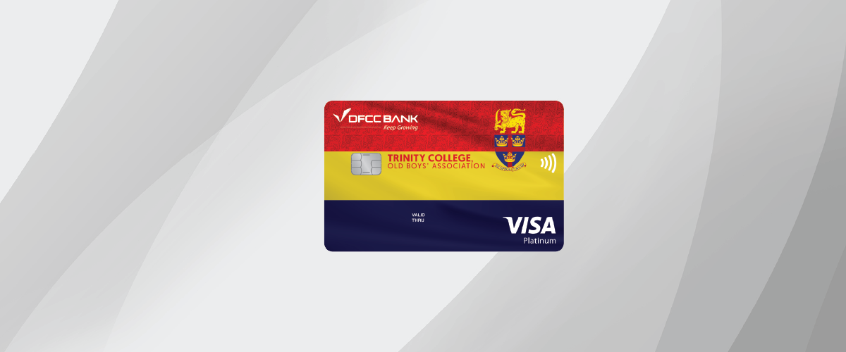 DFCC Visa Trinity College Old Boys’ Association Affinity Credit Card