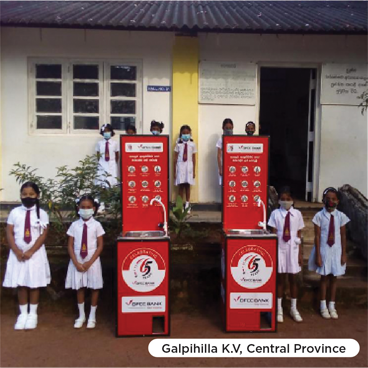 DFCC Bank donates hand washing booths to 65 rural schools to support the COVID-19 safety measures 1