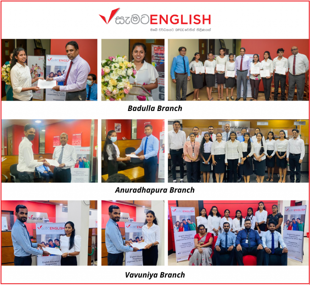 Graduates of DFCC Samata English Programme Felicitated 1